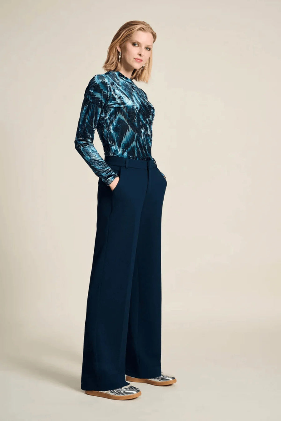 POM Lara pant Eternal blue