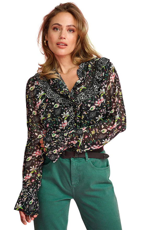 POM Amsterdam Flower Blaze Blouse