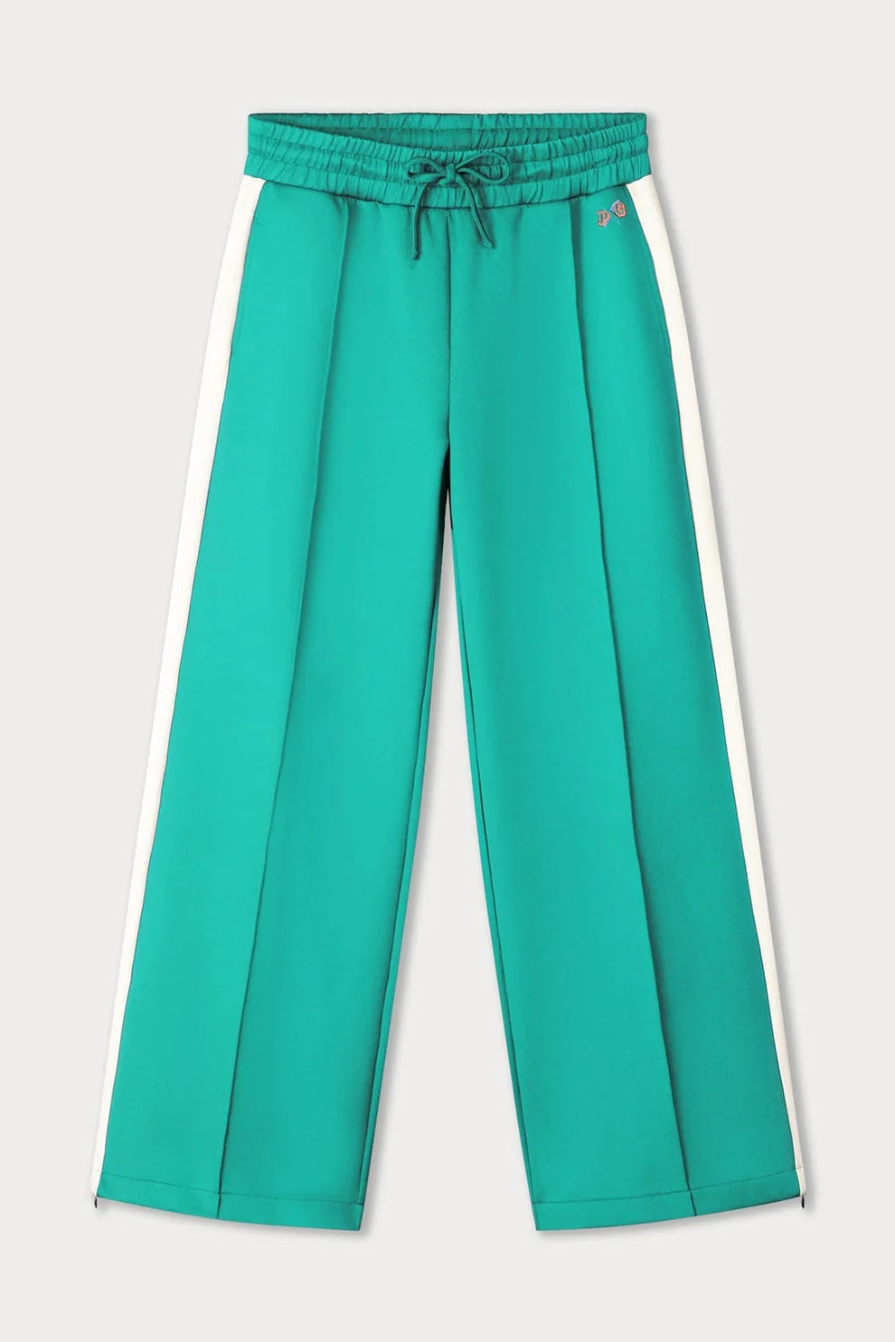 POM Striped Wander Green Track Pants