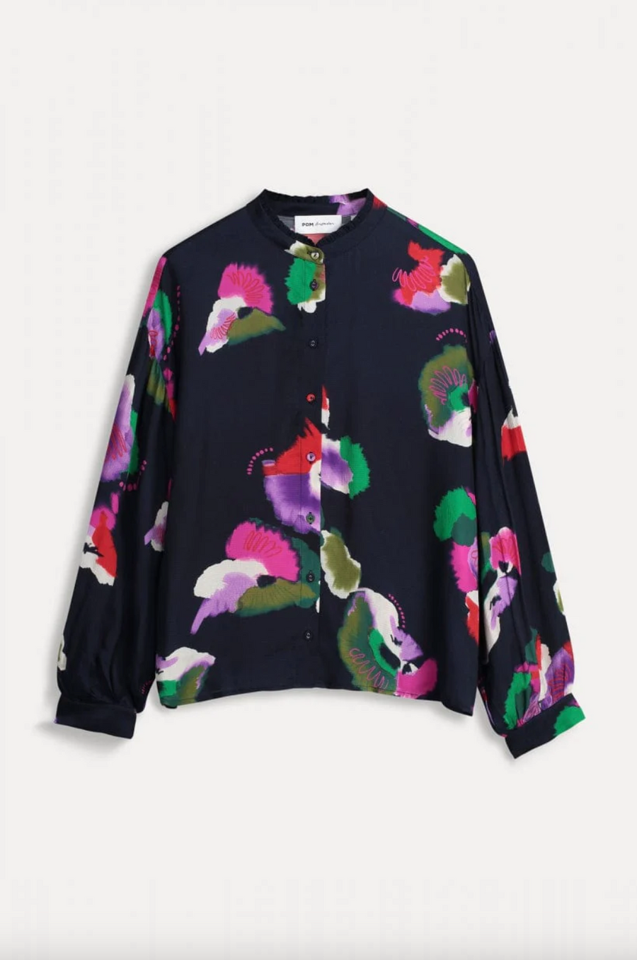 POM Amsterdam Violets Printed Blouse