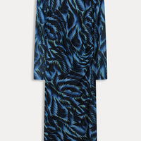 POM Amsterdam Feathers Mesh Dress
