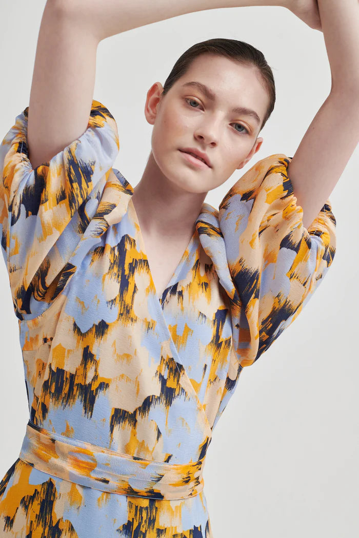 Second Female Marigold Wrap Dress