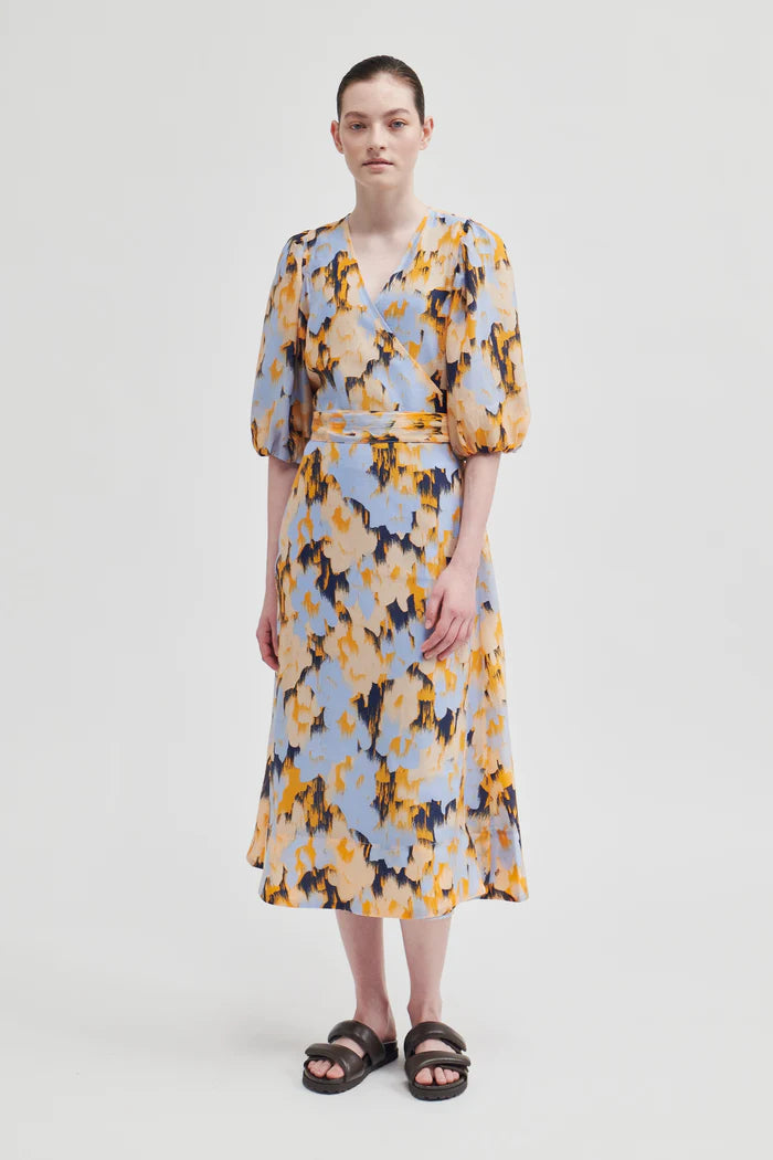 Second Female Marigold Wrap Dress
