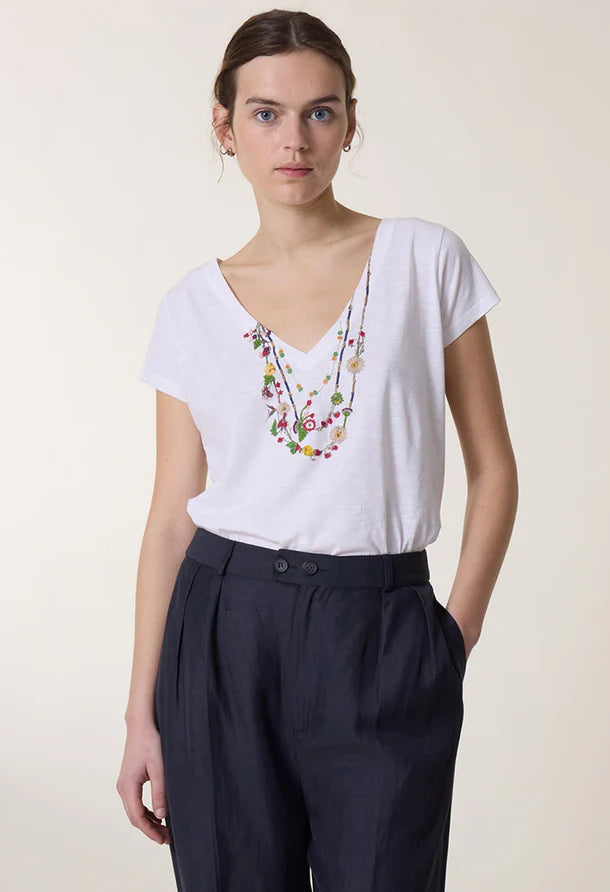 Leon & Harper Tonton Spriing Tee Shirt - White