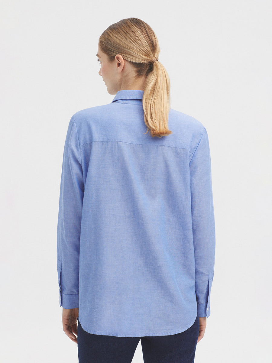 Nice Things Cotton Chambray Shirt