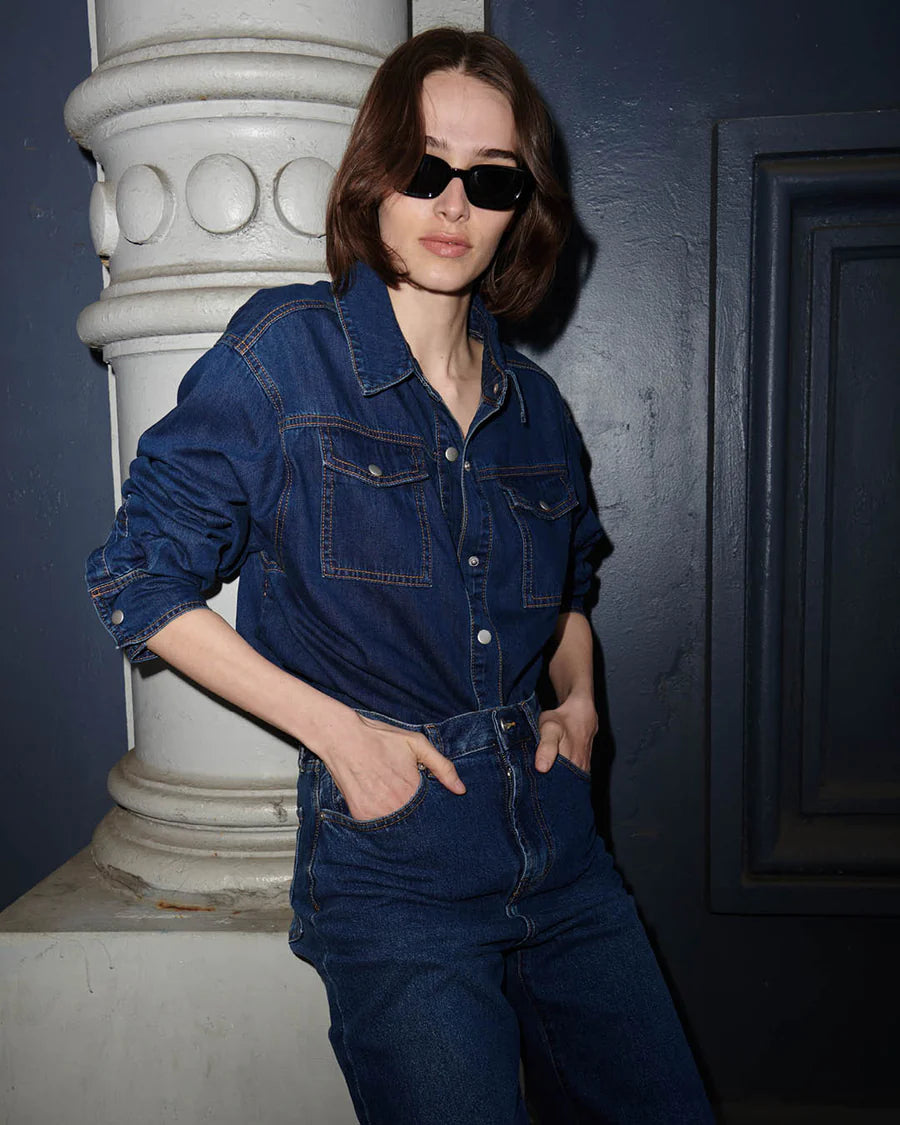 Jac and Mooki Essential Denim Shirt