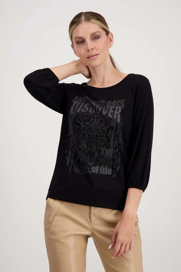 Monari Leo T-Shirt Black