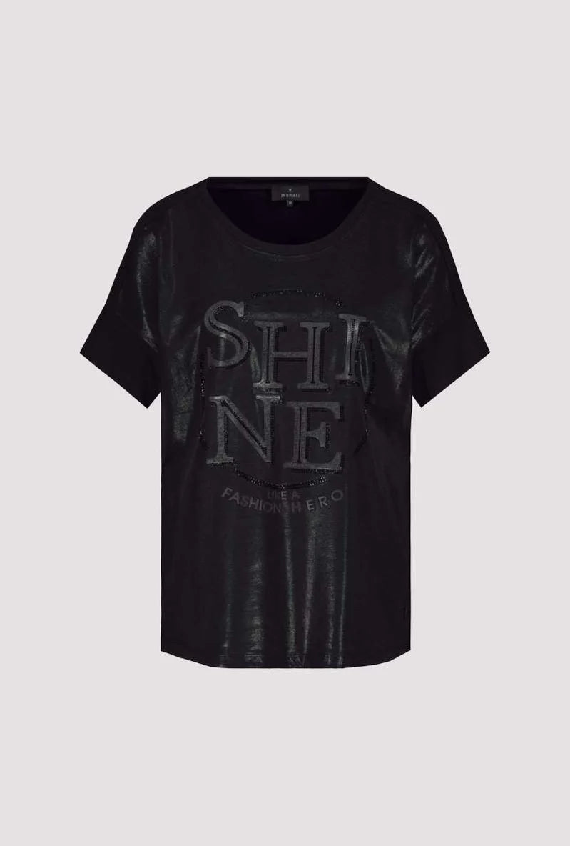 Monari T-Shirt Shine Jewellery Black