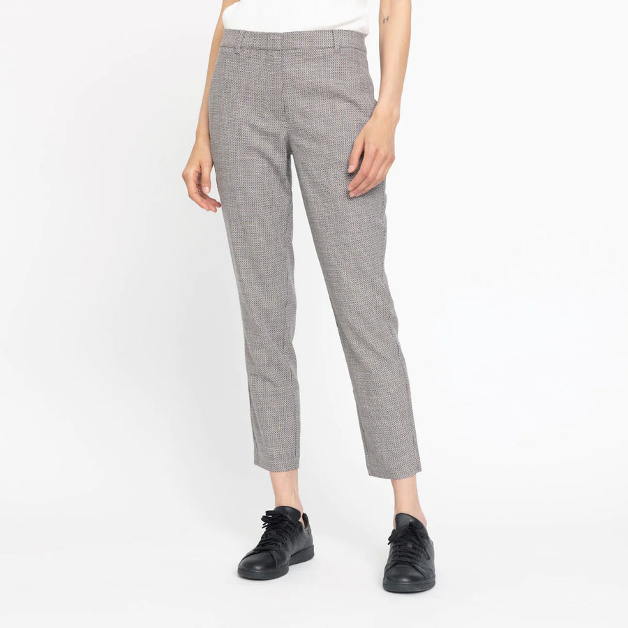 Five Units Kylie Crop Navy Sand Check Pant