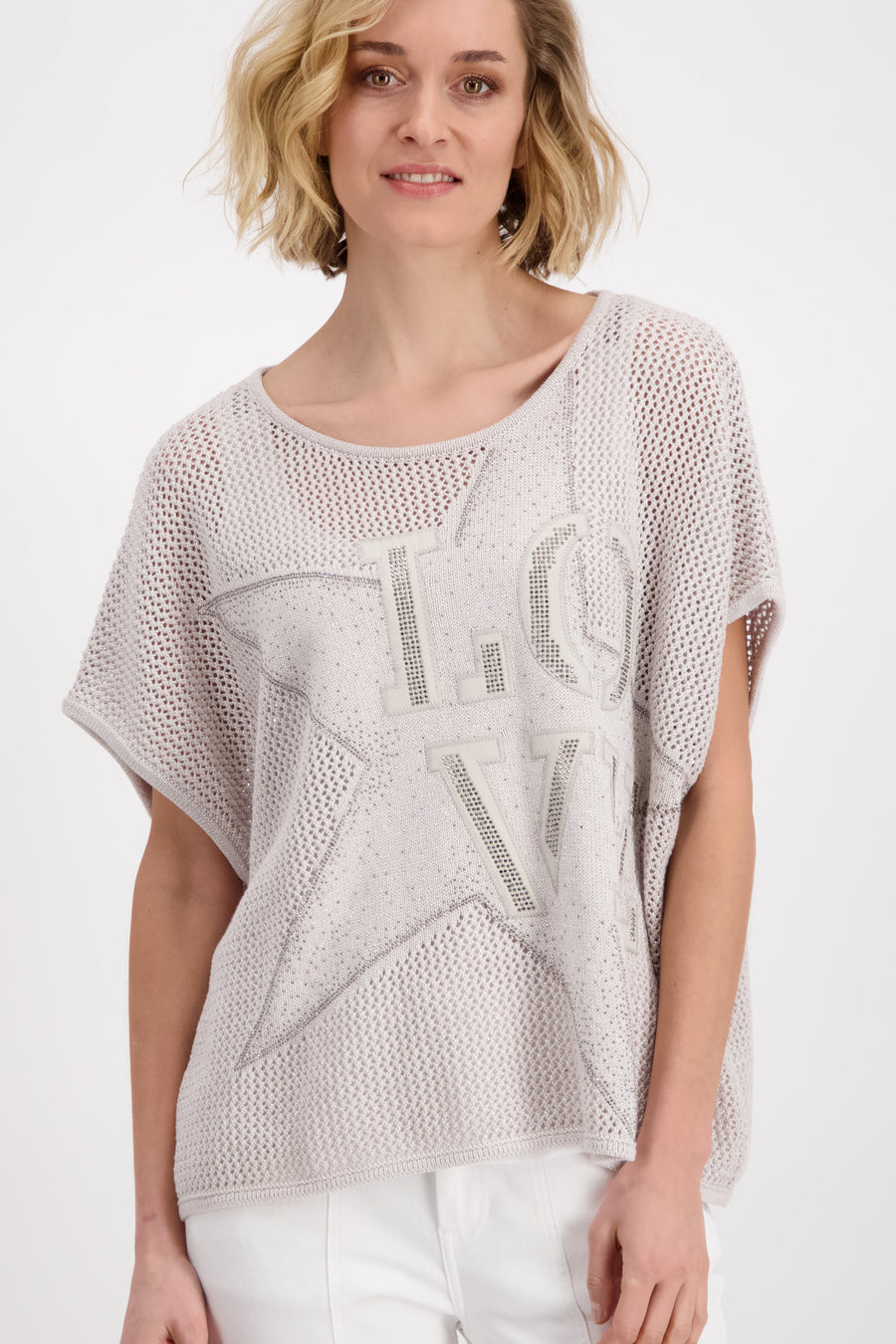 Monari Lurex Ajour Top