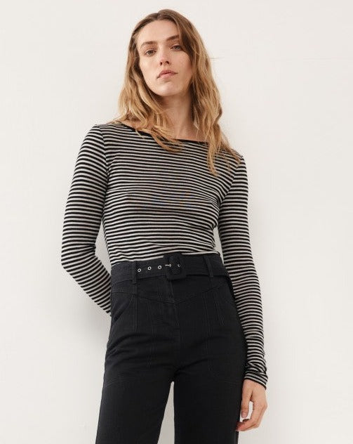 Morrison Morri Merino Stripe Round Neck