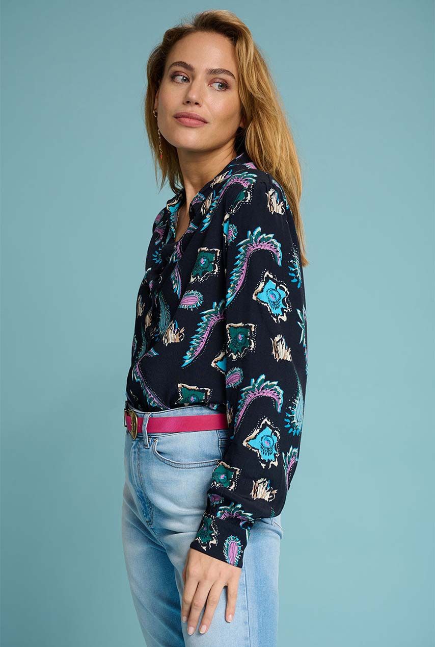 Pom Amsterdam Tides Deep Blouse