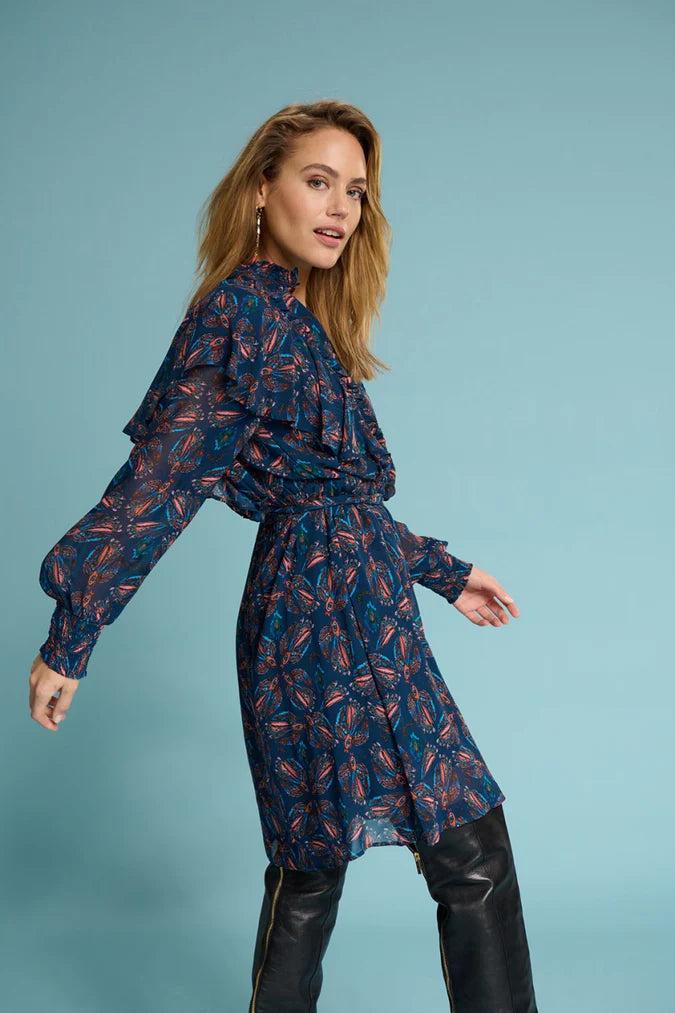 Pom Amsterdam Mythical Birds Dress