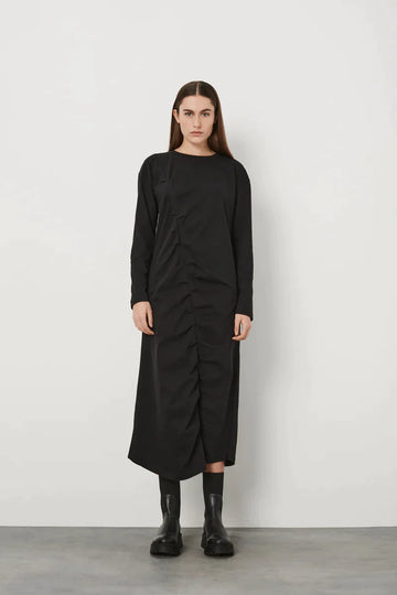 Rabens Saloner Shivi Ruched Jersey Dress