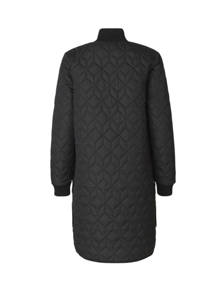 Ilse Jacobsen Art06 Quilted Coat Black